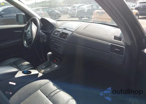 2005 BMW X3 3.0I z USA, uszkodzony, nr VIN WBXPA934X5WD23576